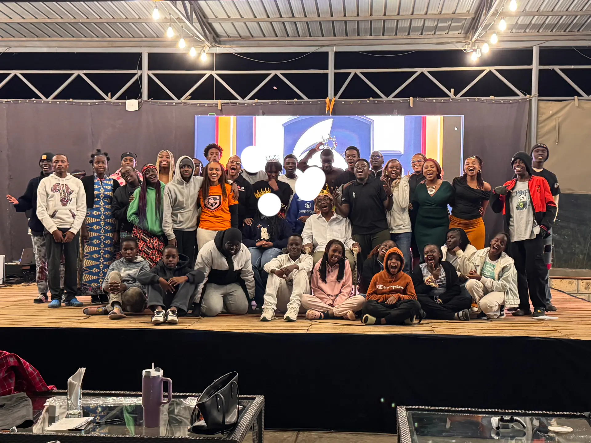GIANTS Teen Camp participants gathered together
